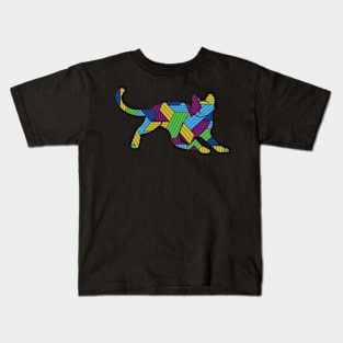 Funny cats cat colorful t-shirt Kids T-Shirt